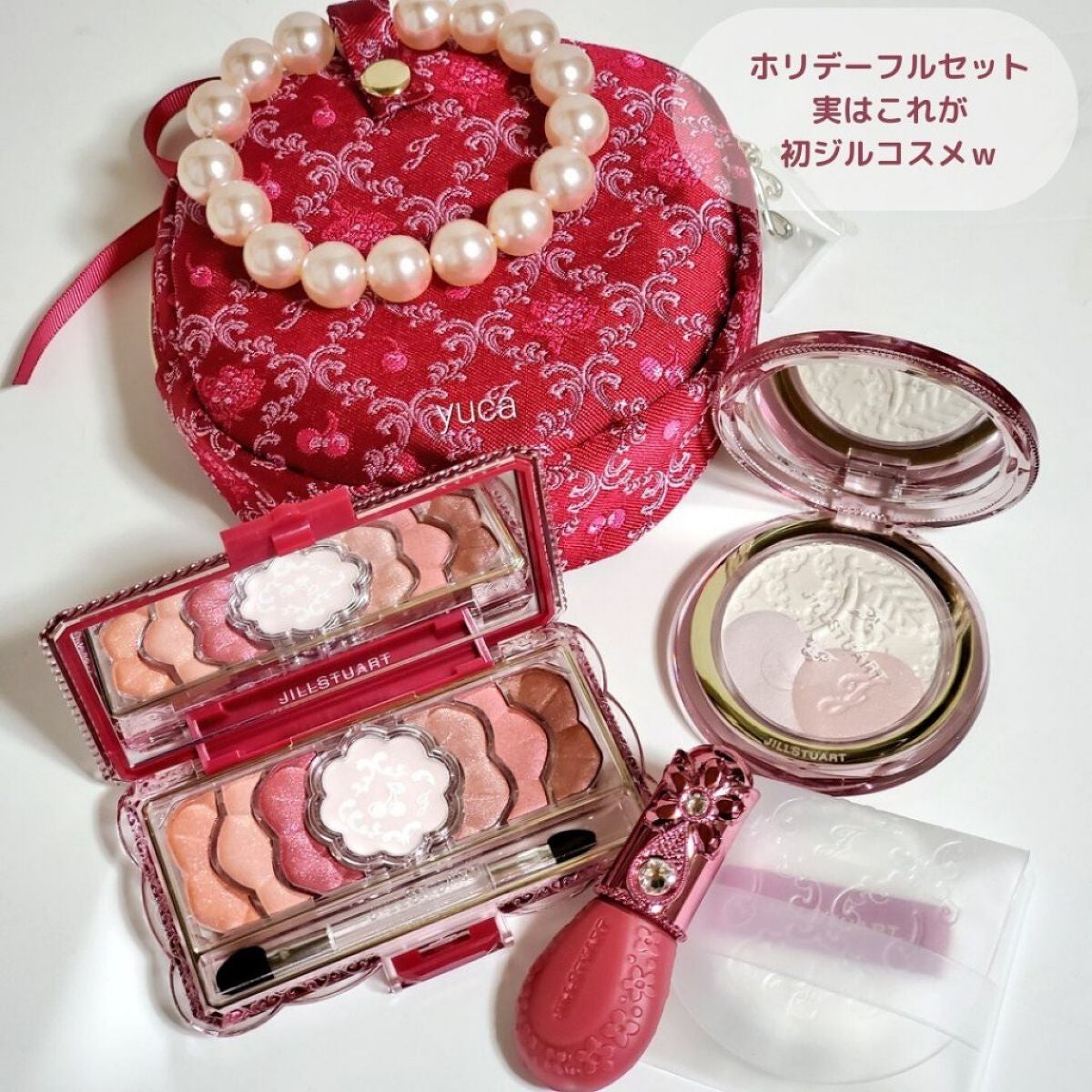 ジルスチュアート ミッドナイトチェリー コレクション/JILL STUART/メイクアップキットを使ったクチコミ(5枚目)