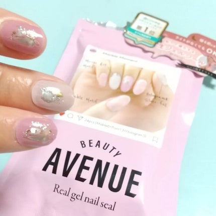 リアルジェルネイルシール/BEAUTY AVENUE/ネイルシールを使ったクチコミ(2枚目)