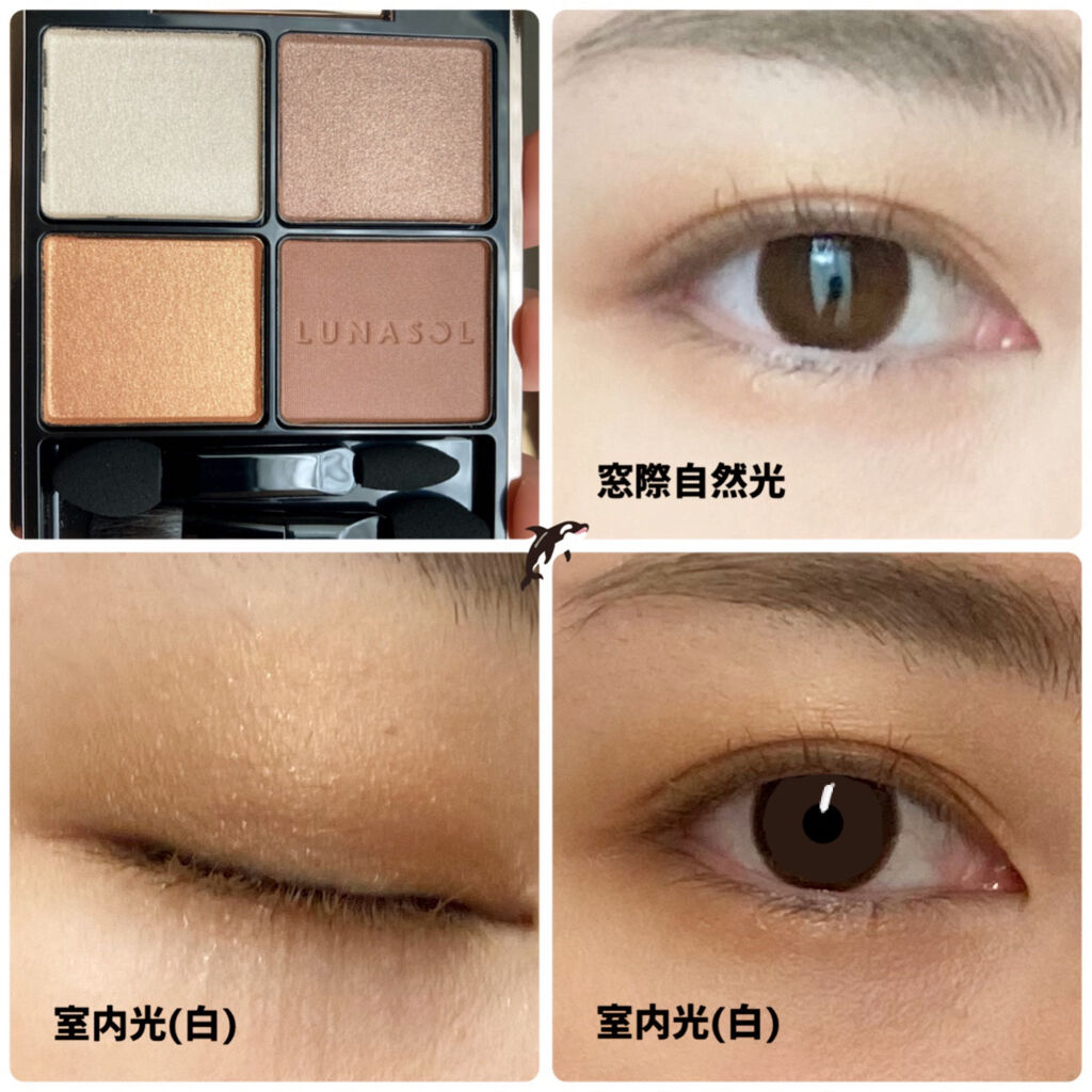 アイカラーレーション/LUNASOL/アイシャドウパレットを使ったクチコミ（3枚目）