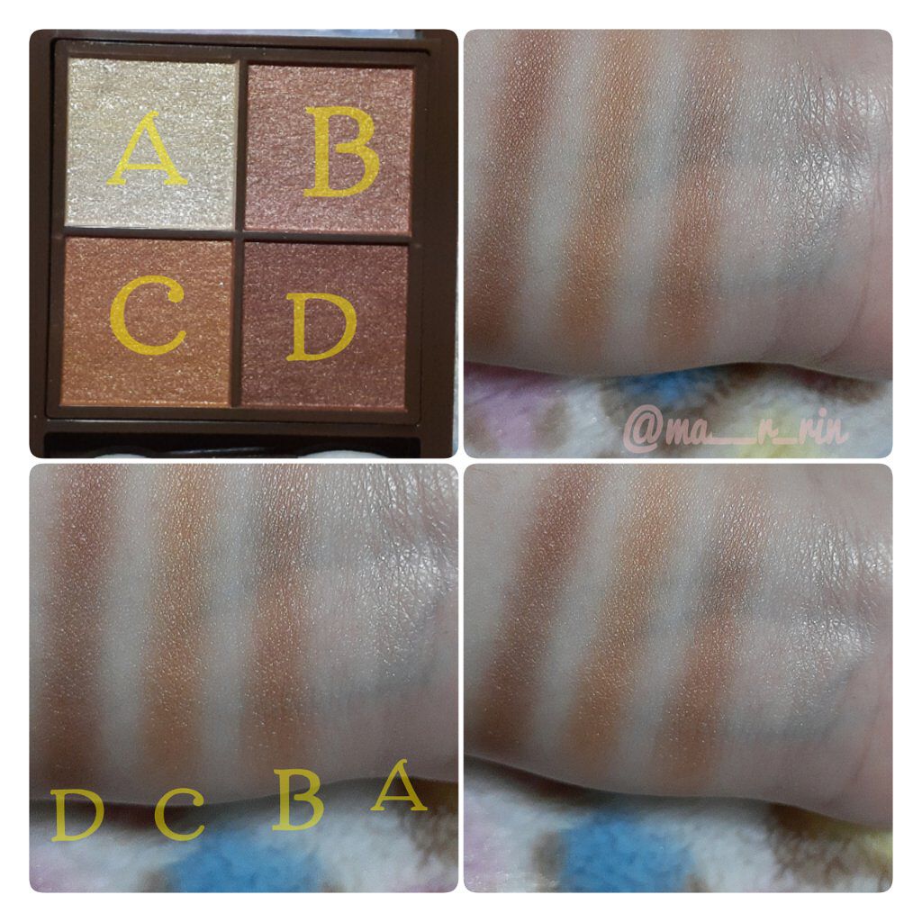 ニュアンスオンアイシャドウ/CEZANNE/アイシャドウパレットを使ったクチコミ（2枚目）