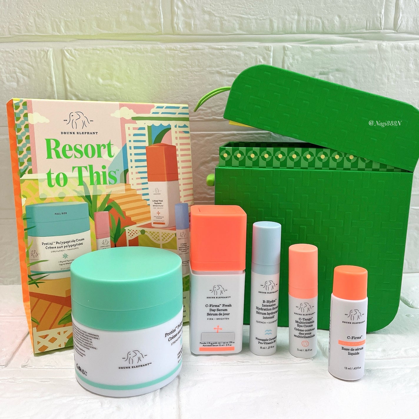 ドランク エレファント リゾート トゥー ディス デイキット/Drunk Elephant/スキンケアキットを使ったクチコミ(1枚目)