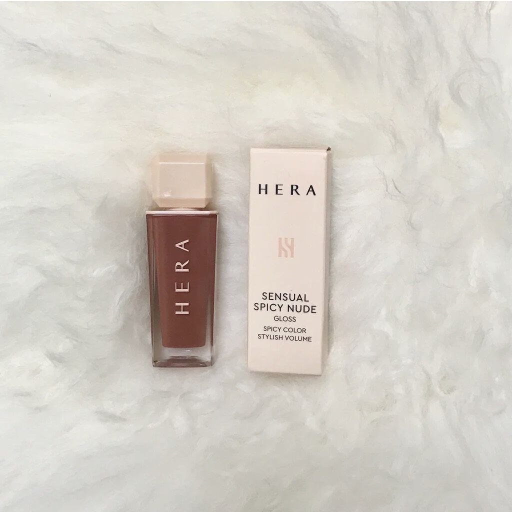 センシュアルスパイシーヌードグロス/HERA/リップグロスを使ったクチコミ（3枚目）