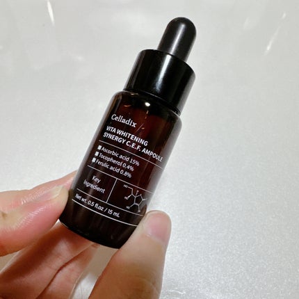 ビタホワイトニングシナジーC.E.F.アンプル/Celladix/美容液を使ったクチコミ(2枚目)