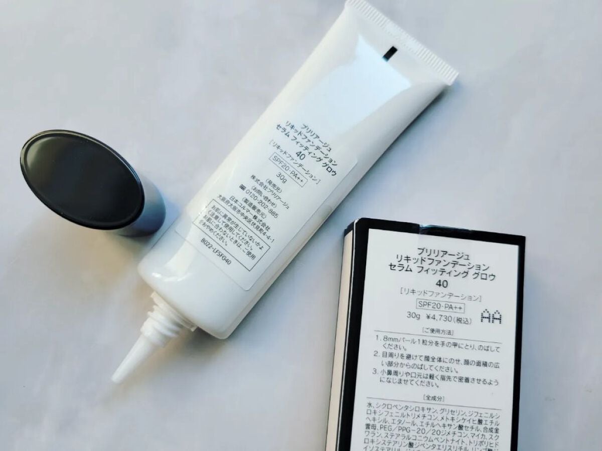 リキッドファンデーション セラム フィッティング グロウ/ブリリアージュ/リキッドファンデーションを使ったクチコミ(2枚目)