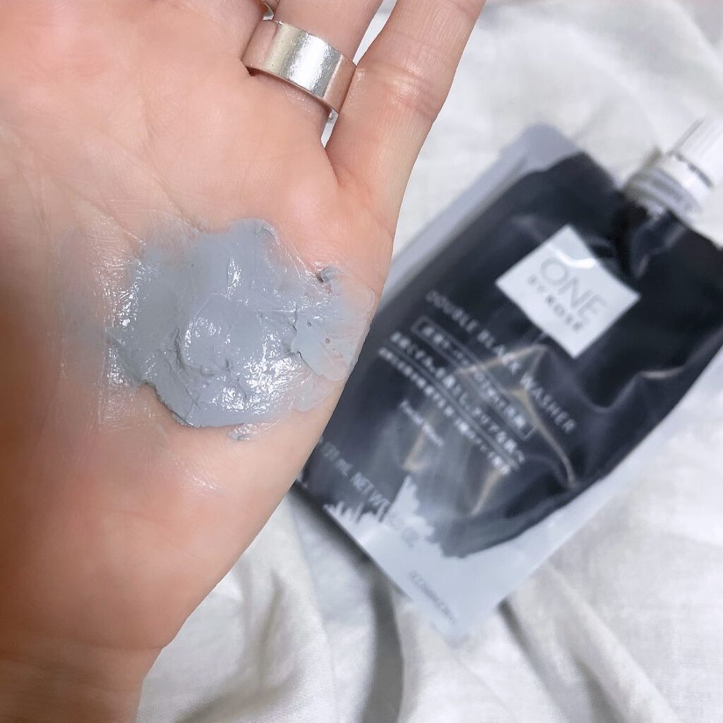 ダブル ブラック ウォッシャー/ONE BY KOSE/その他洗顔料を使ったクチコミ(2枚目)