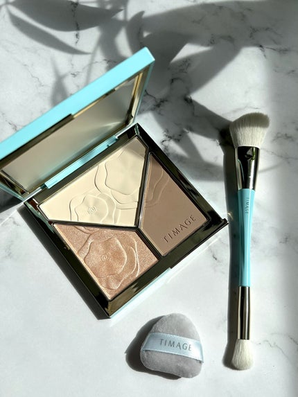 ハイライトシェーディングパレット/TIMAGE/パウダーハイライトを使ったクチコミ(1枚目)