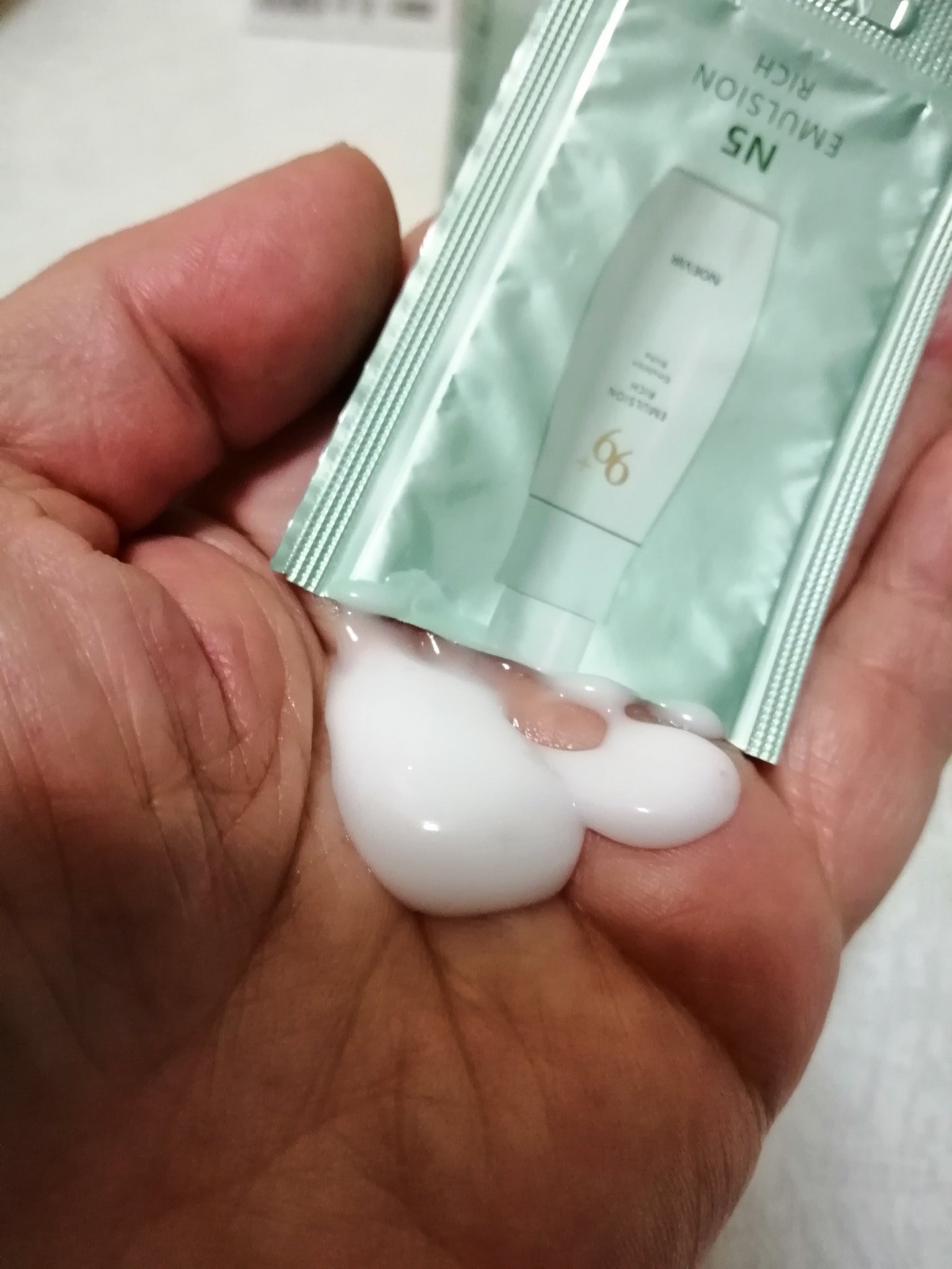 ノエビア99プラス ミルクローション(リッチ)/ノエビア/乳液を使ったクチコミ（3枚目）