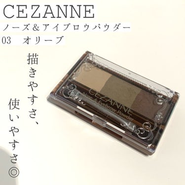 ノーズ＆アイブロウパウダー/CEZANNE/パウダーアイブロウを使ったクチコミ（1枚目）