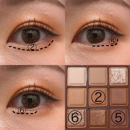 シャドウパレット/dasique/アイシャドウパレットを使ったクチコミ(4枚目)