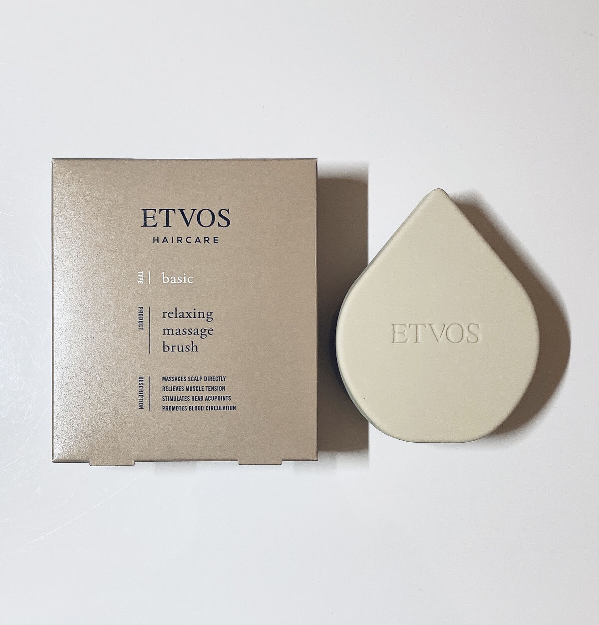 リラクシングマッサージブラシ/エトヴォス/スカルプブラシを使ったクチコミ（1枚目）