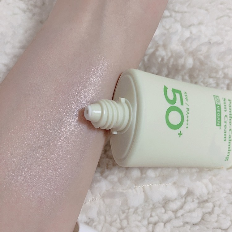 パンテカーミング サンクリーム/manyo/日焼け止めクリームを使ったクチコミ（2枚目）