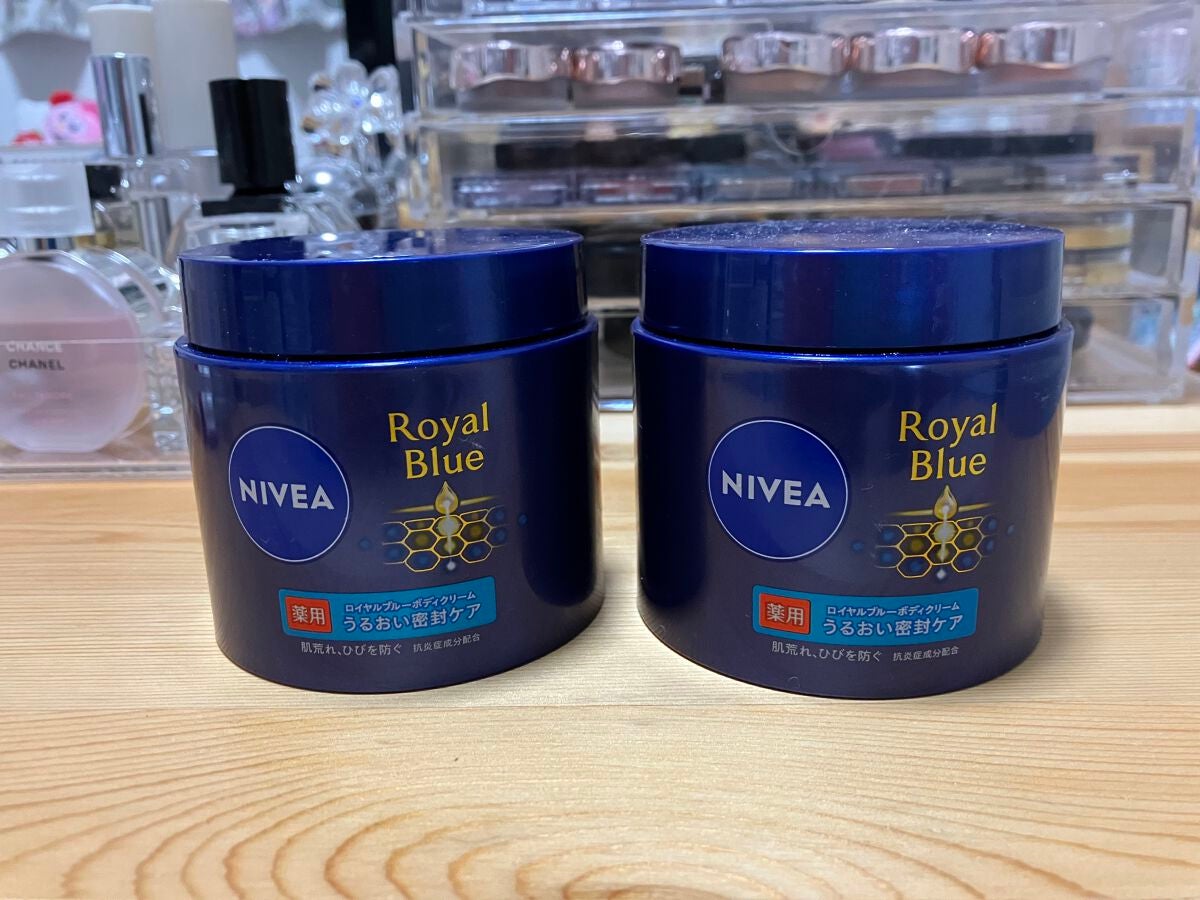 ニベア ロイヤルブルーボディクリーム うるおい密封ケア/ニベア/ボディクリームを使ったクチコミ(1枚目)