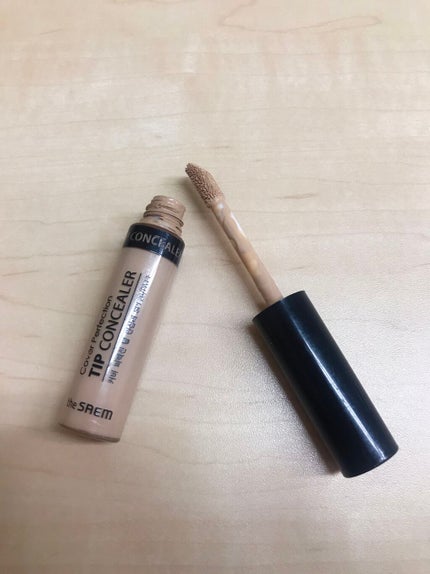 カバーパーフェクション チップコンシーラー/the SAEM/リキッドコンシーラーを使ったクチコミ(2枚目)
