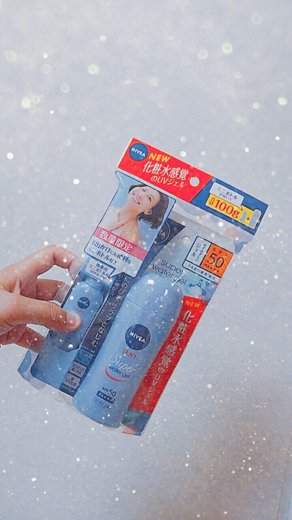 ニベアサン ウォータージェル SPF50/ニベア/日焼け止め・UVケアを使ったクチコミ(1枚目)