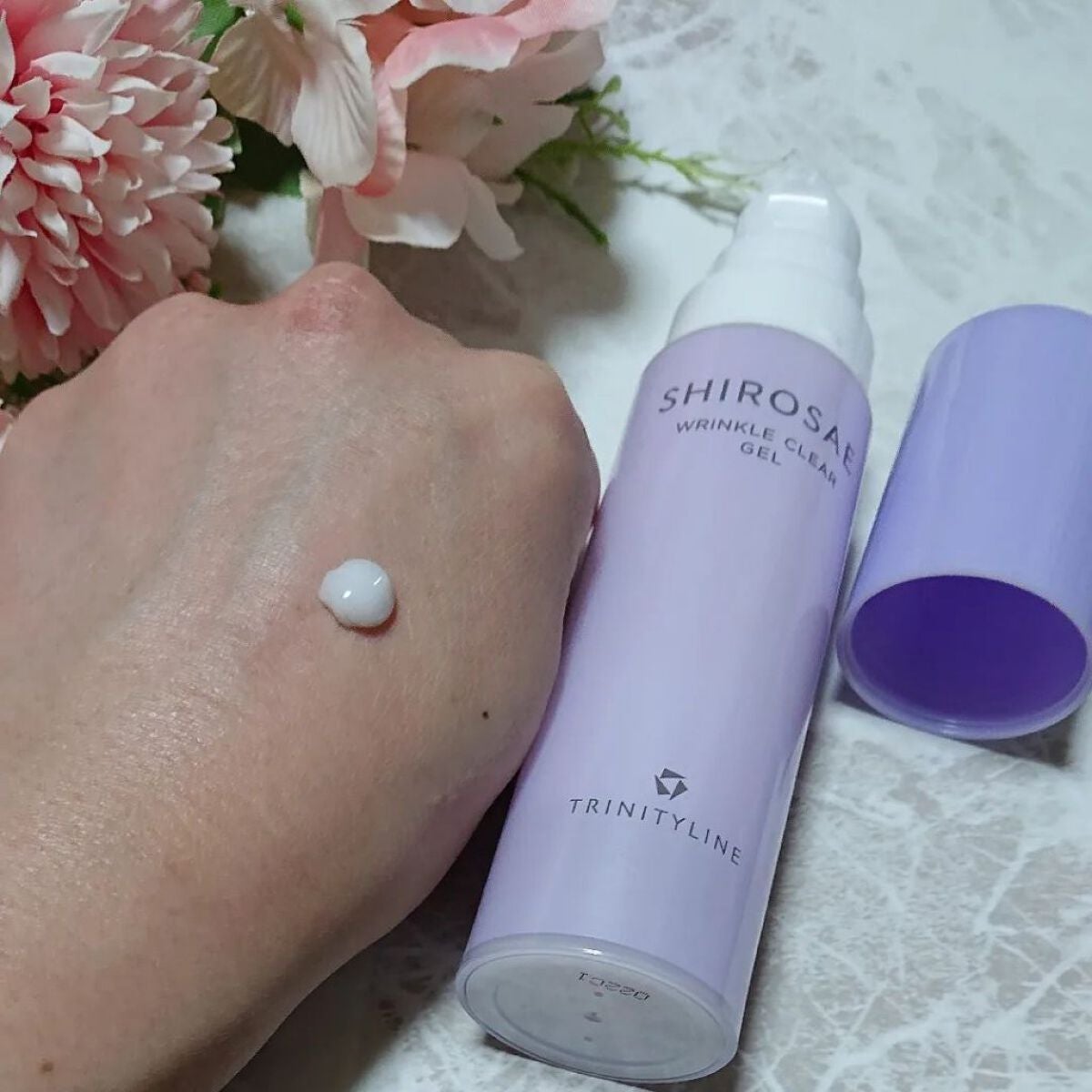 シロサエ リンクルクリアジェル /トリニティーライン/オールインワン化粧品を使ったクチコミ(4枚目)