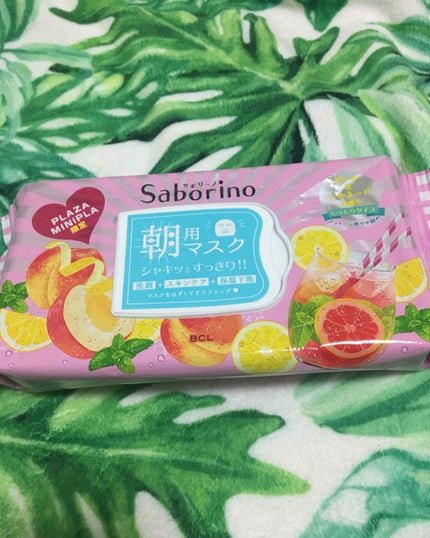 目ざまシート ピーチ&レモネードの香り/サボリーノ/シートマスク・パックを使ったクチコミ(1枚目)