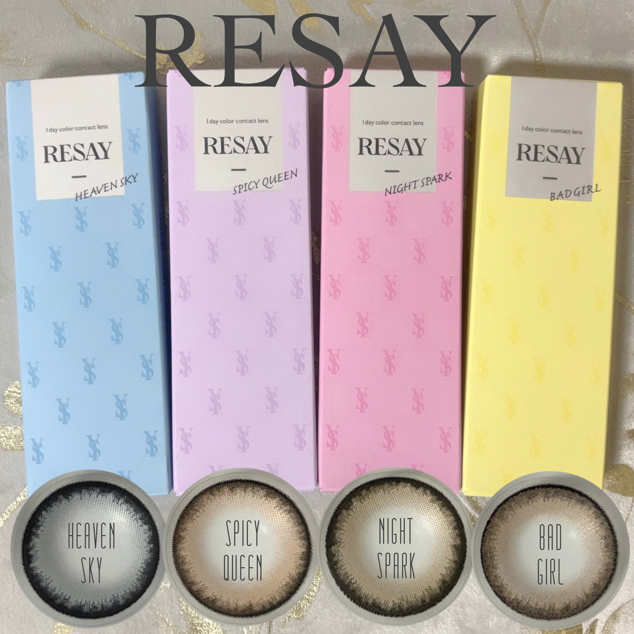 RESAY 1day/RESAY/ワンデー（１DAY）カラコンを使ったクチコミ（1枚目）