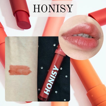 フルーツグロウティント/honisy/リップティントを使ったクチコミ(2枚目)