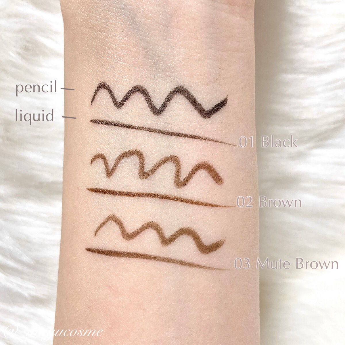 マユコスメ on LIPS 「ペンシル&リキッドのキープ力抜群2wayライナー!ーーーーーー..」(3枚目)