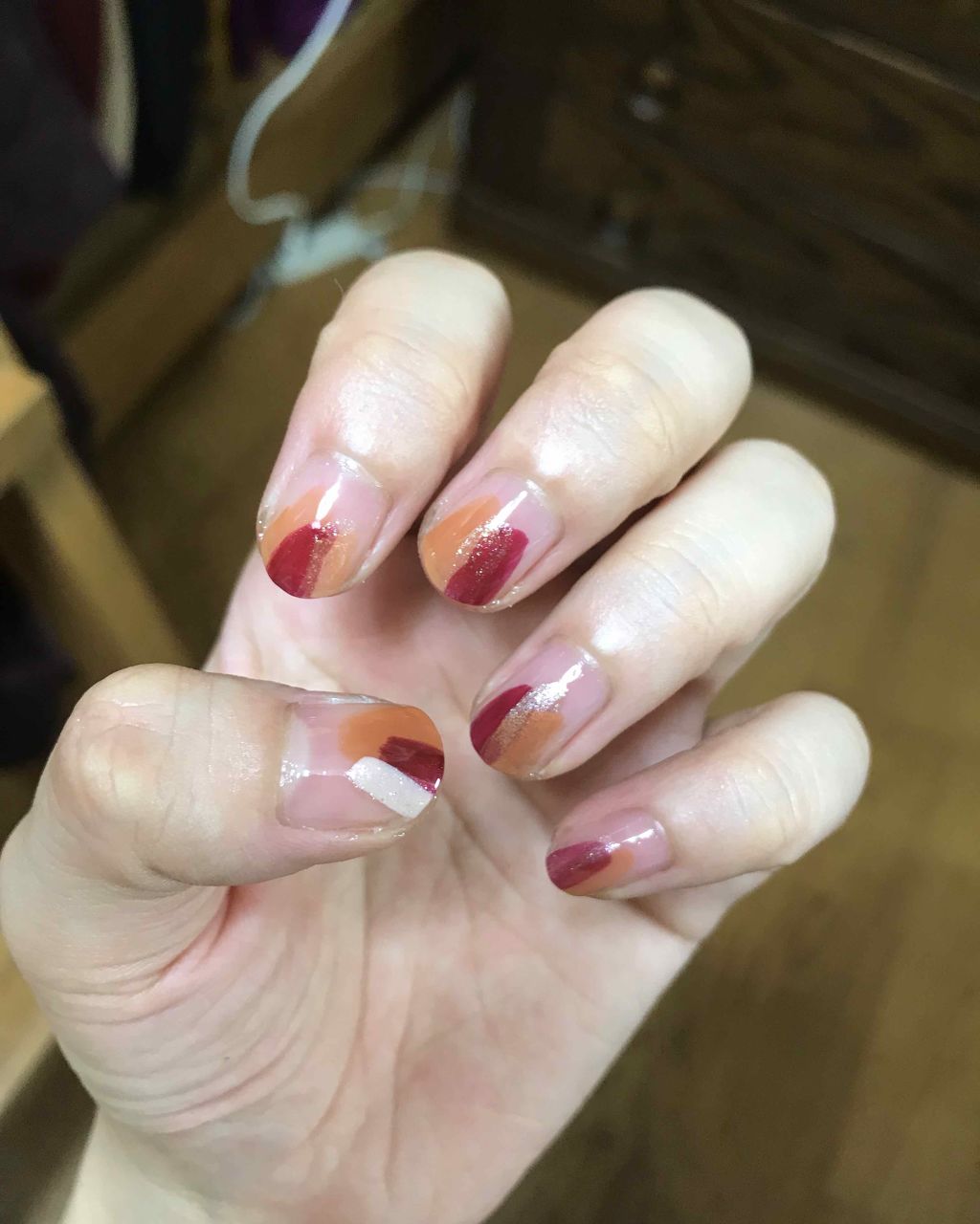 速乾性トップコート/DAISO/ネイルトップコートを使ったクチコミ（2枚目）