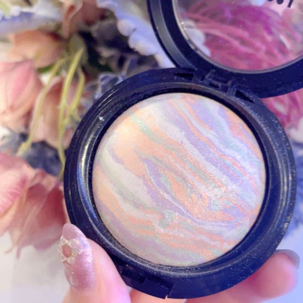 マーブルハイライター/LB/パウダーチークを使ったクチコミ(2枚目)