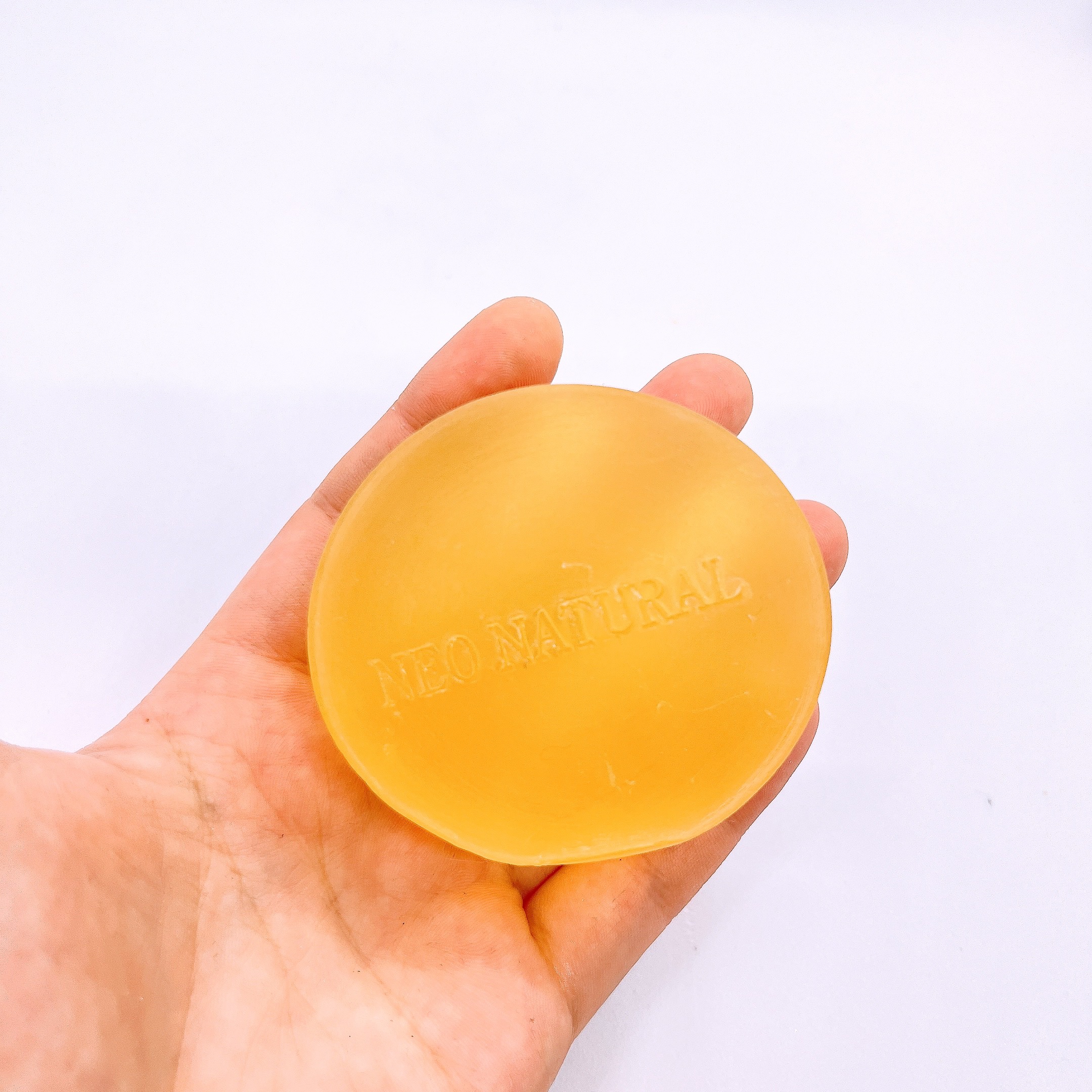 柚子はちみつ石けん/池田さんの石けん/洗顔石鹸を使ったクチコミ（2枚目）