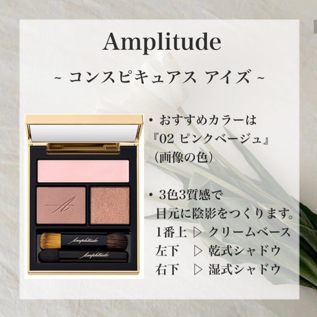 コンスピキュアス アイズ/Amplitude/アイシャドウパレットを使ったクチコミ(1枚目)