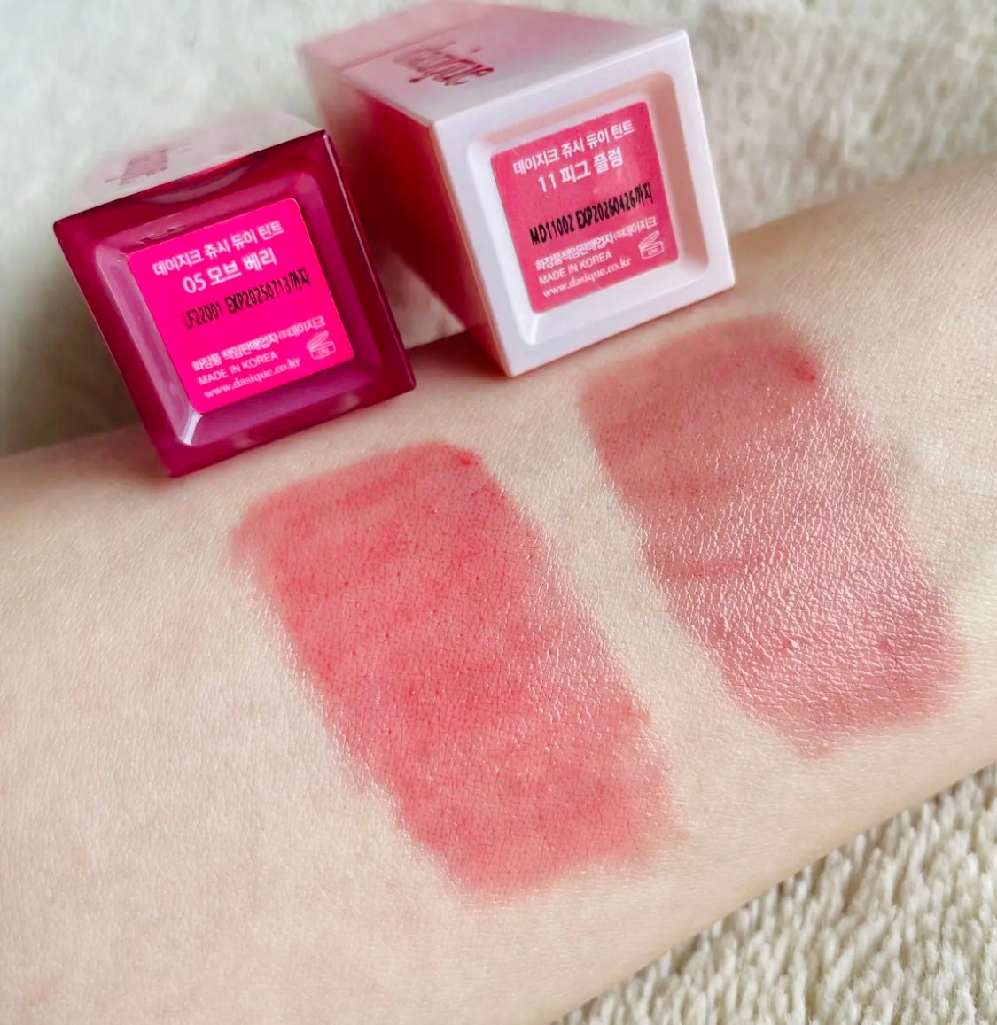 ジューシーデュイティント/dasique/リップティントを使ったクチコミ(2枚目)