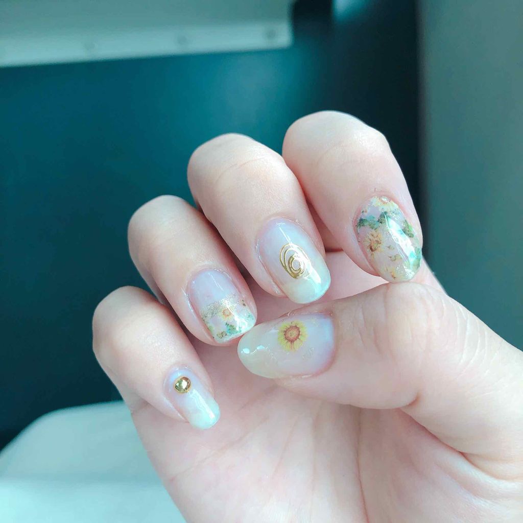 しずくネイルシール/キャンドゥ/ネイルシールを使ったクチコミ(2枚目)