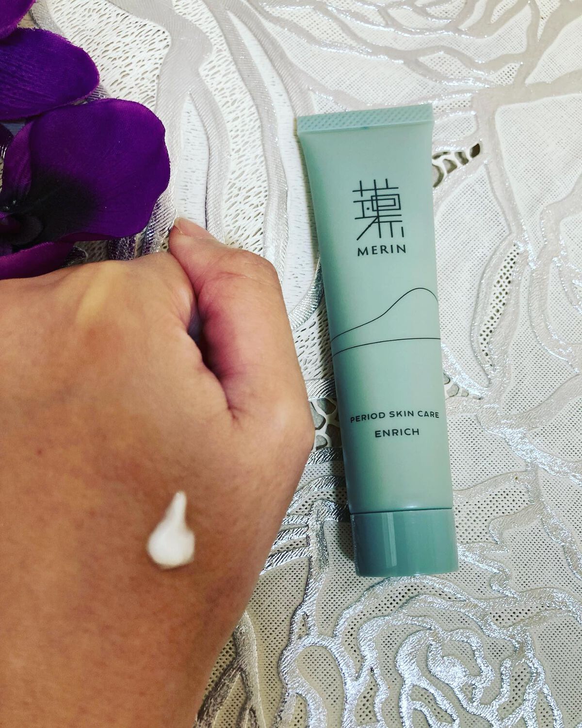 ピリオドスキンケア 美容ジェルクリーム マンスリーセット /MERIN/スキンケアキットを使ったクチコミ（2枚目）