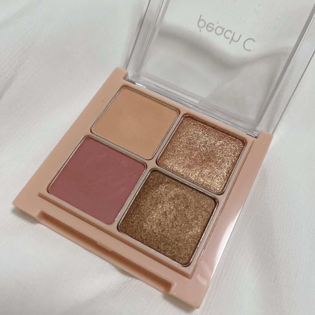 フォーリング イン アイシャドウ パレット  02 フォーリングインピーチ/Peach C/アイシャドウパレットを使ったクチコミ（3枚目）