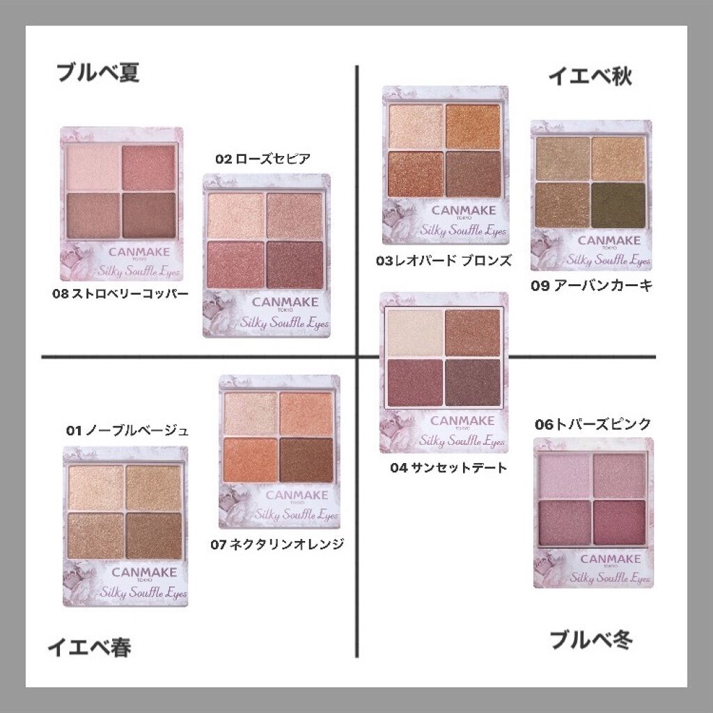 アイシャドウパレットセット（CANMAKEなど） セット販売》 井田ラボラトリーズ キャンメイク プティパレットアイズ