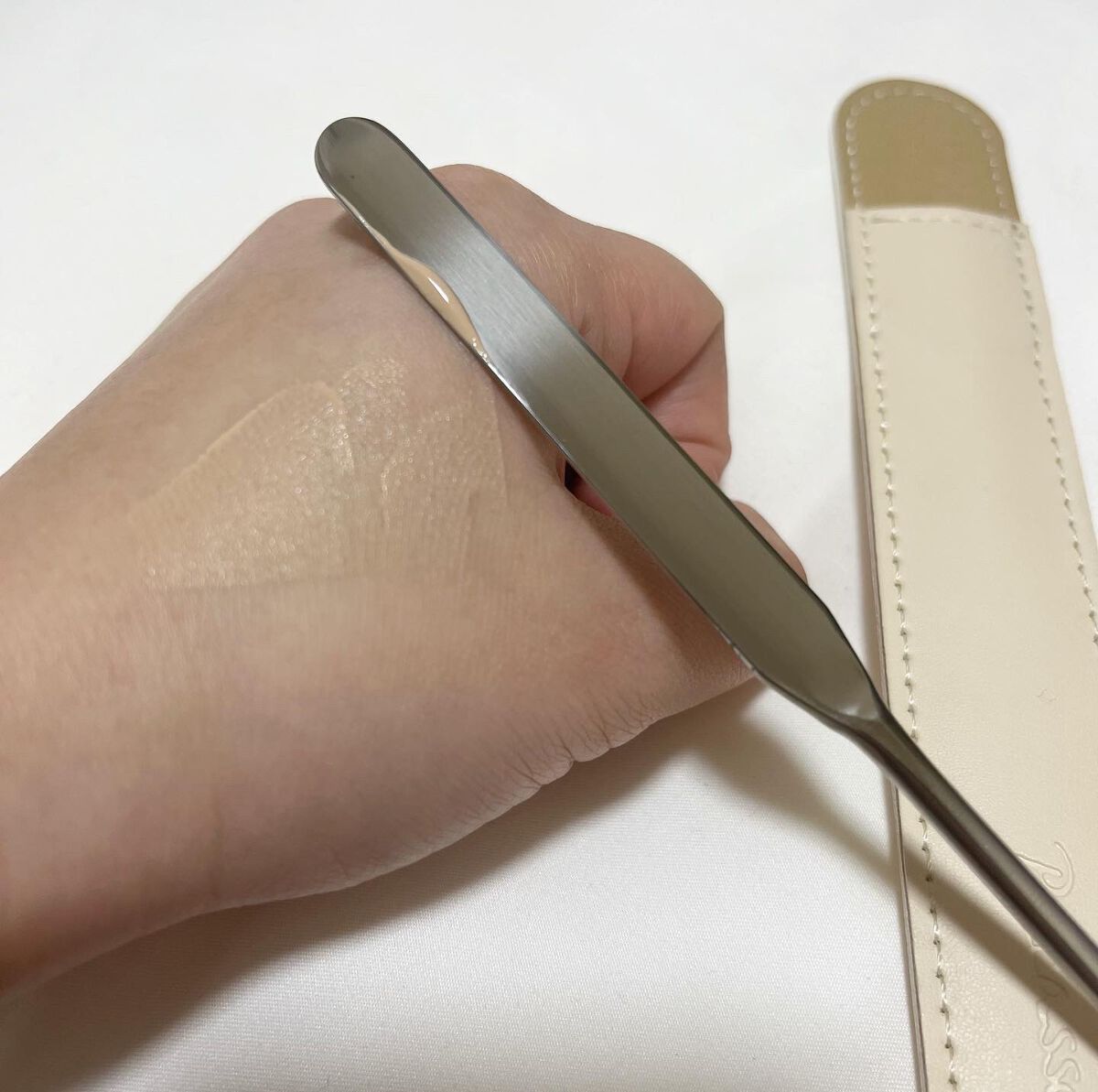 ピカソ メイクアップ スパチュラ /PICCASSO/その他化粧小物を使ったクチコミ(6枚目)