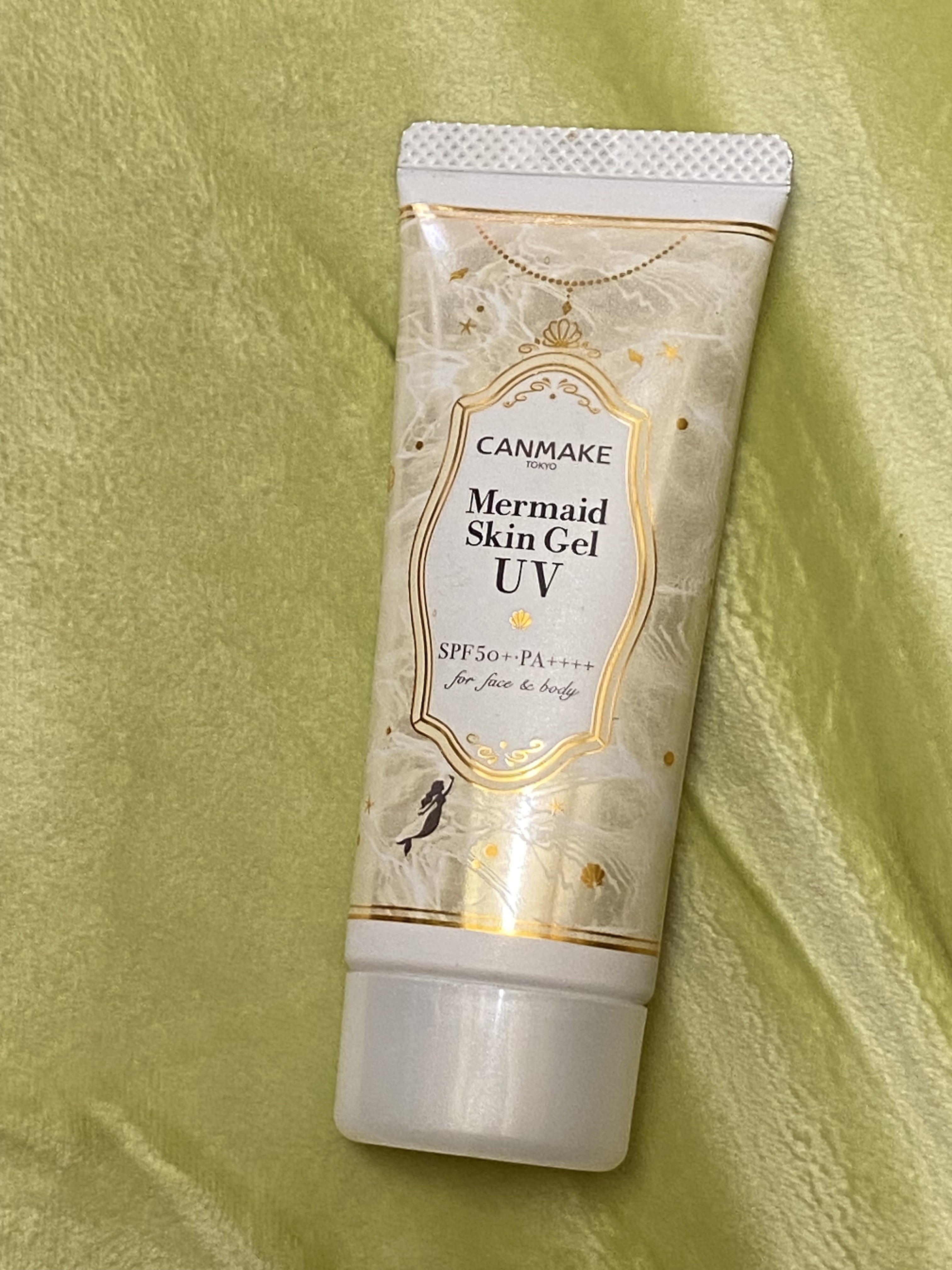マーメイドスキンジェルUV/キャンメイク/日焼け止めジェルを使ったクチコミ（1枚目）