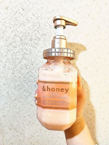 &honey Melty モイストリペア シャンプー1.0／モイストリペア ヘアトリートメント2.0 ヘアトリートメント本体445g/&honey/シャンプー・コンディショナーを使ったクチコミ（2枚目）