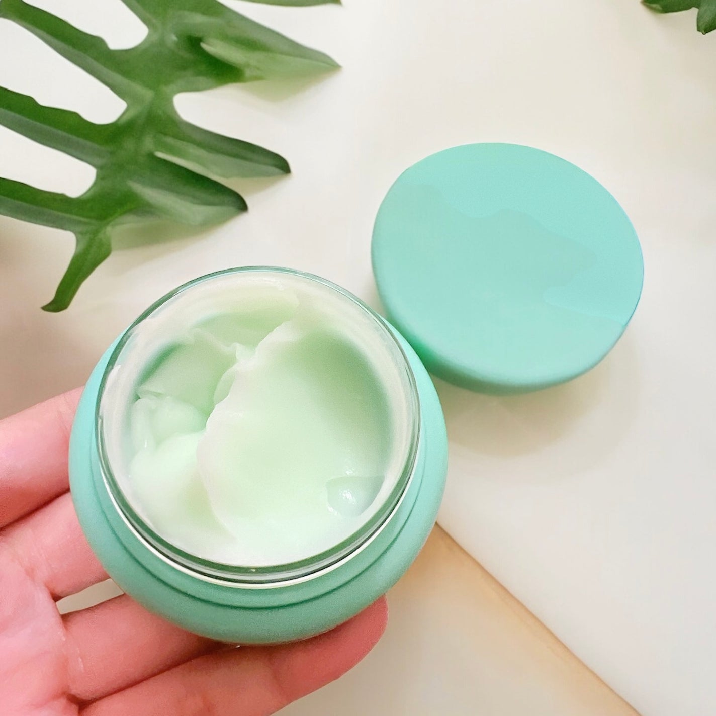 カラーフードシリーズグリーングロウアップクリーム/Tovegan/フェイスクリームを使ったクチコミ(4枚目)