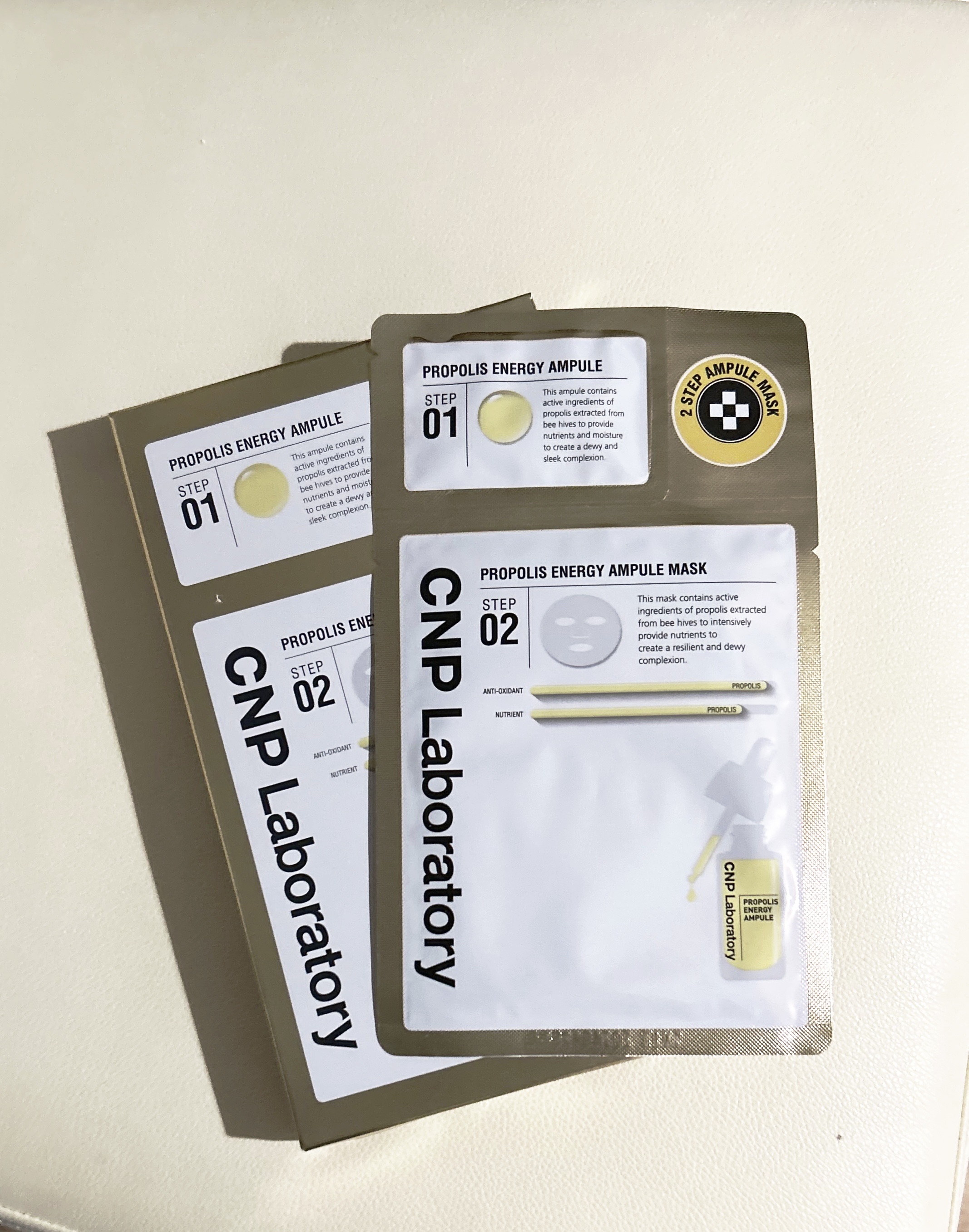 プロポリス エナジーアンプル マスク（5枚入）/CNP Laboratory/シートマスク・パックを使ったクチコミ（1枚目）