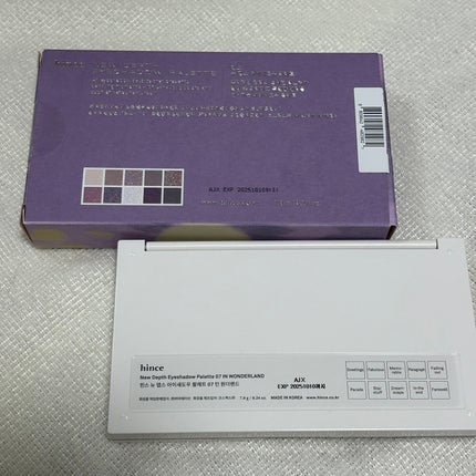 ニューデップスアイシャドウパレット/hince/アイシャドウパレットを使ったクチコミ(8枚目)