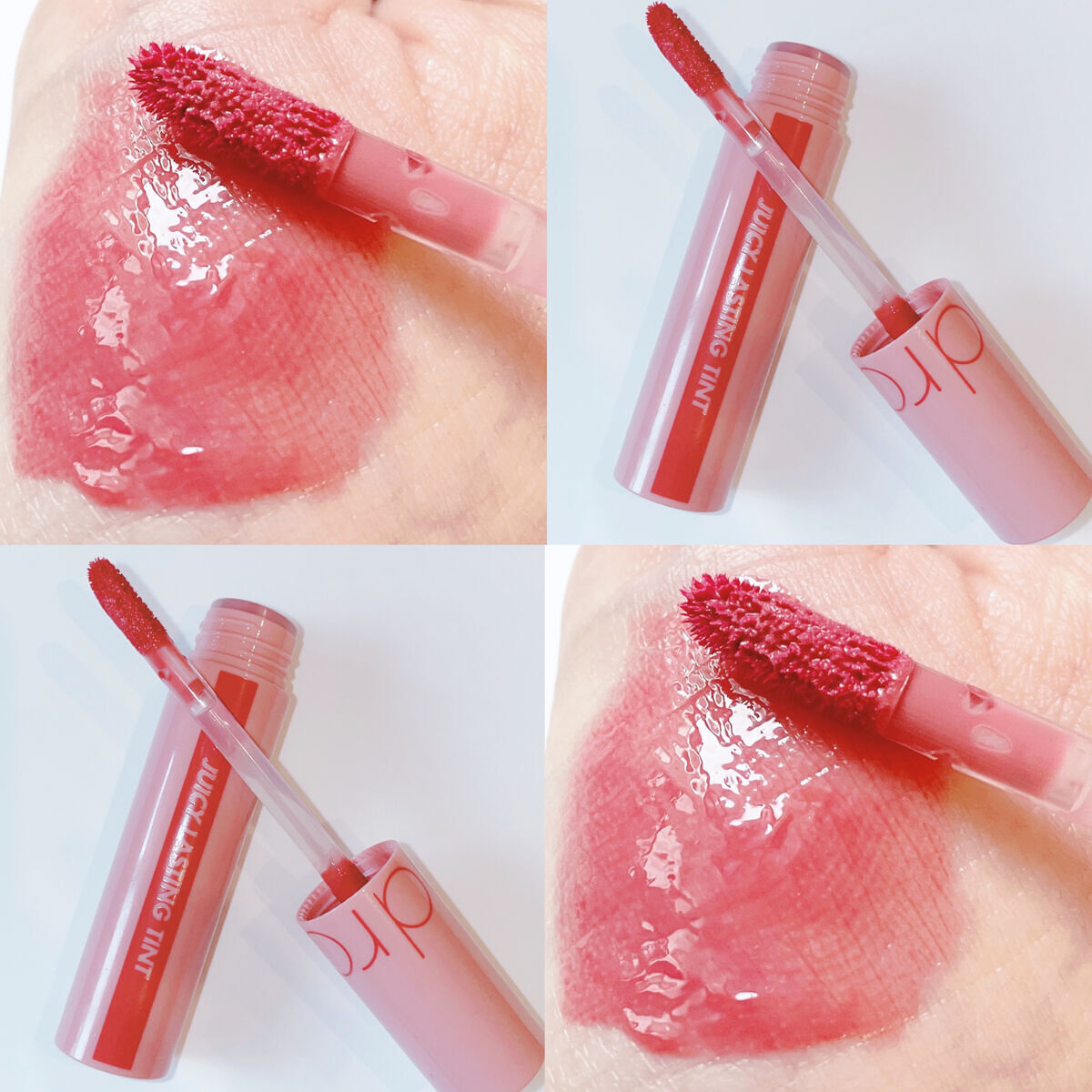 ジューシーラスティングティント/rom&nd/リップティントを使ったクチコミ（2枚目）