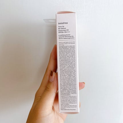 innisfree トーンアップ ノーセバム サンスクリーン SPF50+ PA++++のクチコミ「\innisfree トーンアップ ノーセバム サンスクリーン /
SPF50+ PA++++..」(3枚目)