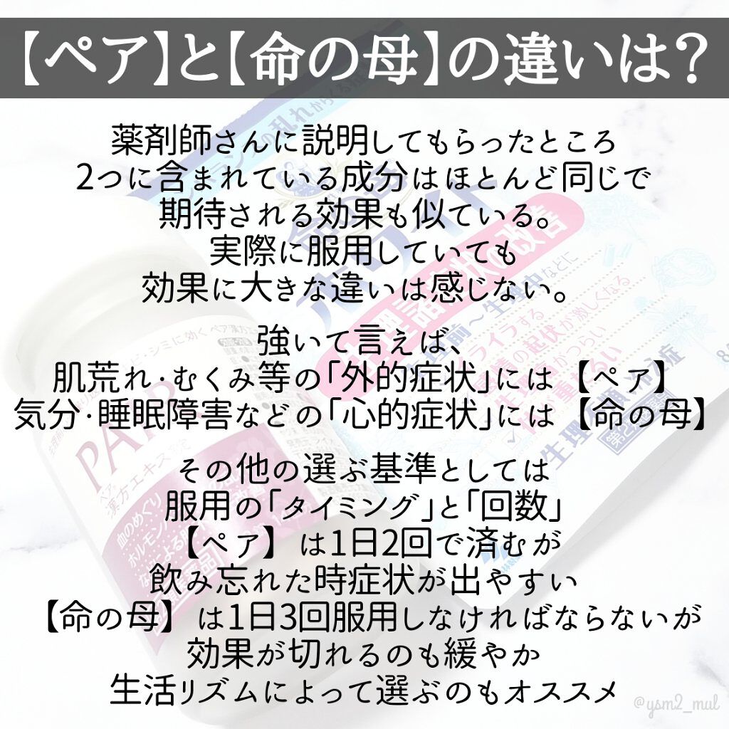 ペア漢方エキス錠(医薬品)/ペア/その他を使ったクチコミ(3枚目)
