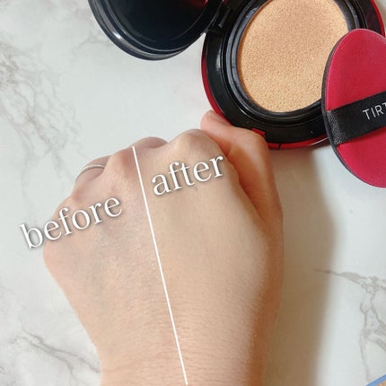 マスク フィット レッド クッション/TIRTIR(ティルティル)/クッションファンデーションを使ったクチコミ(5枚目)