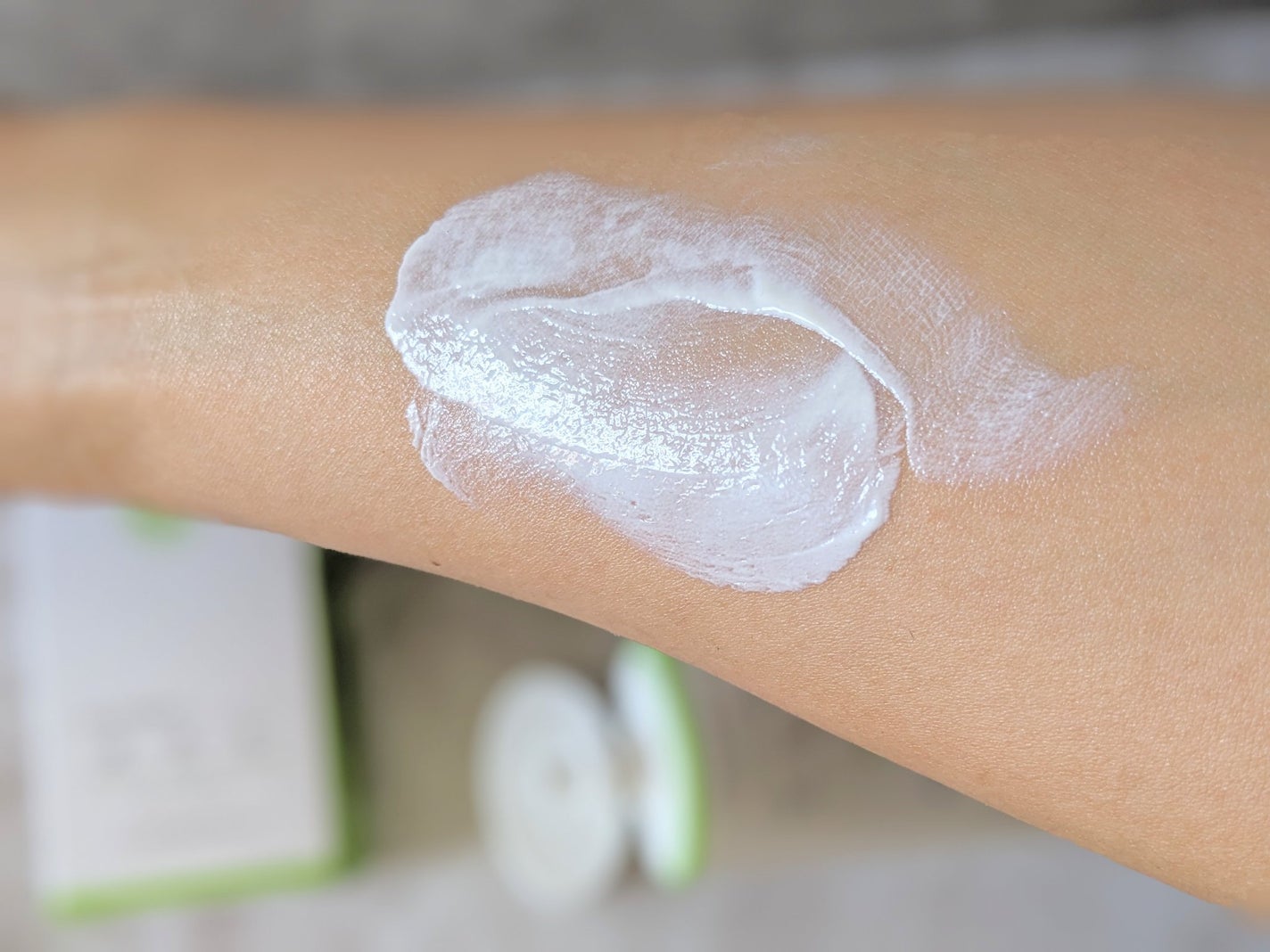 グリーンマイルドアップサンプラス/Dr.G/日焼け止めクリームを使ったクチコミ(4枚目)