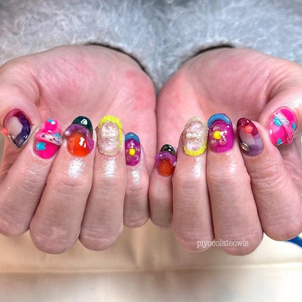 ぴよこれいと  あうるす on LIPS 「以前作成したデザインサンプルでのオーダーでした☺︎✨ただし、実..」(4枚目)