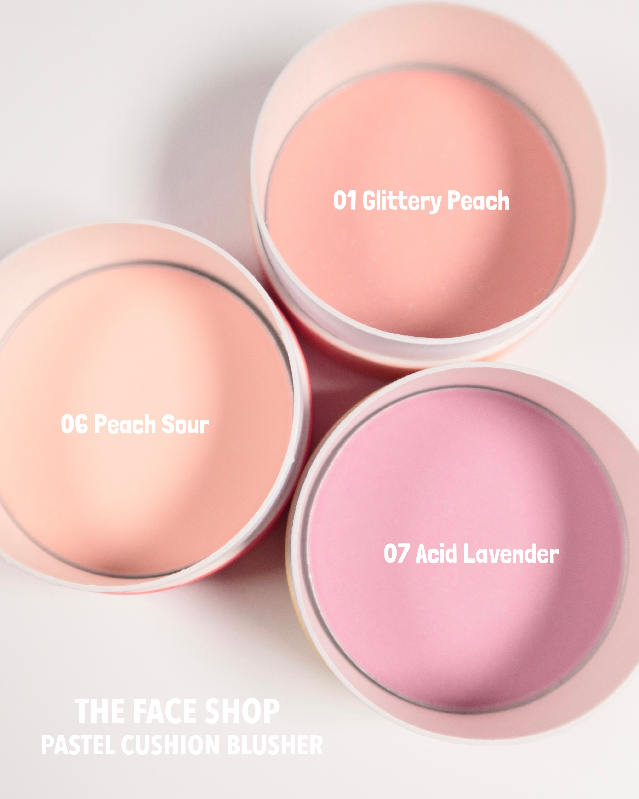 パステルクッションブラッシャー/THE FACE SHOP/パウダーチークを使ったクチコミ（2枚目）