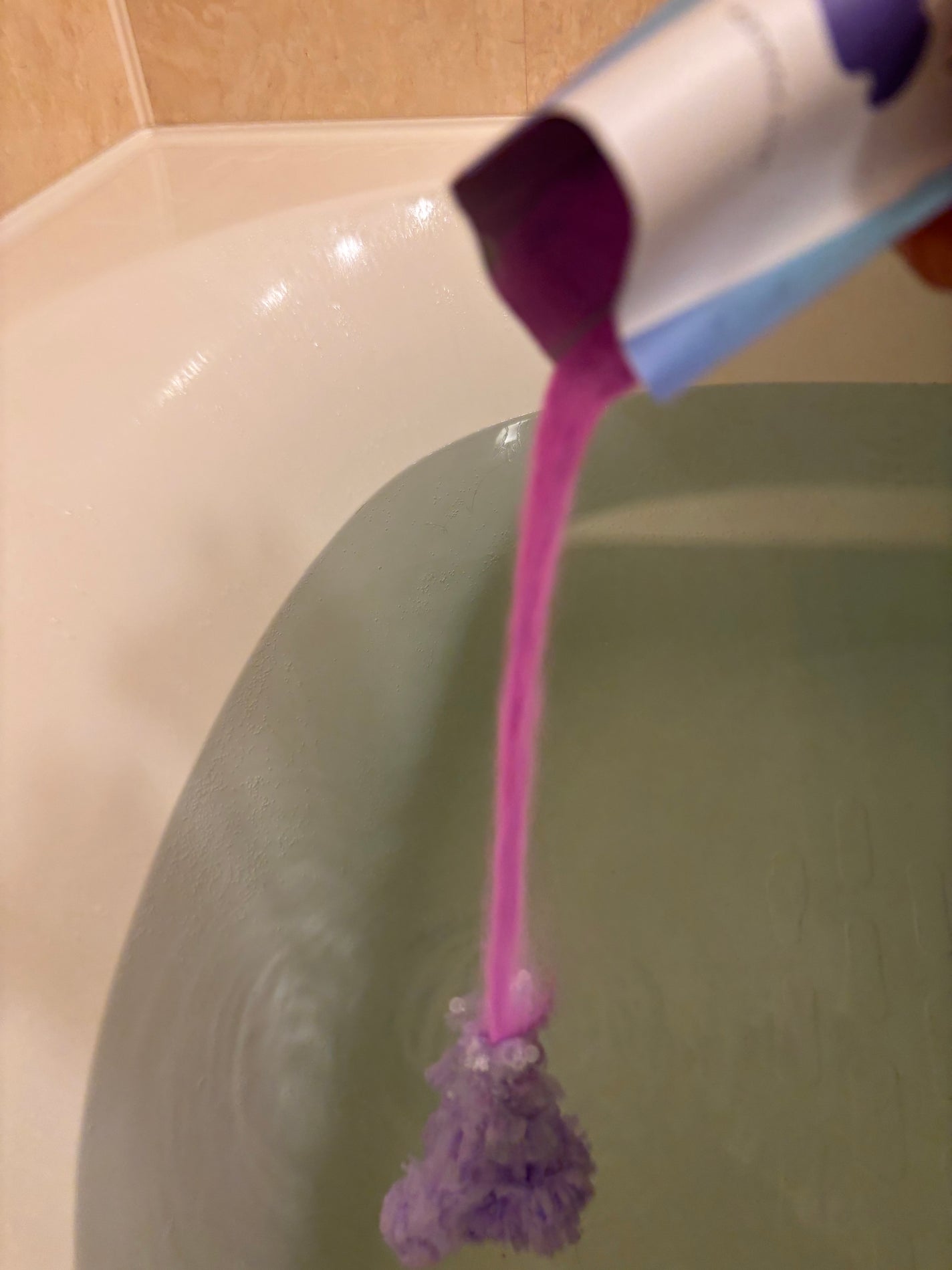 H.L.Bバスパウダー おやすみ前の新習慣 /H.L.B/炭酸系入浴剤を使ったクチコミ(6枚目)