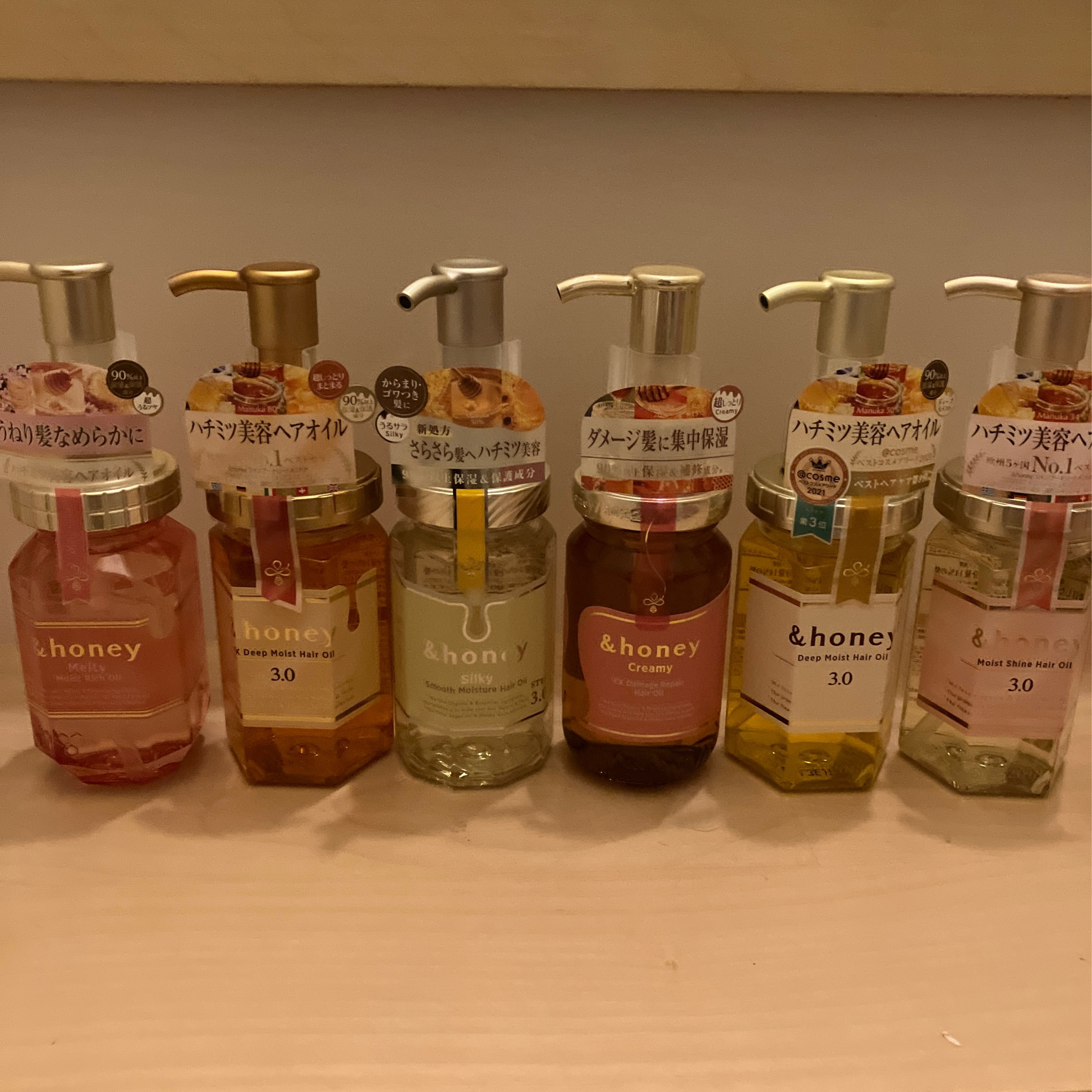 モイストシャイン ヘアオイル3.0/&honey/ヘアオイルを使ったクチコミ（1枚目）