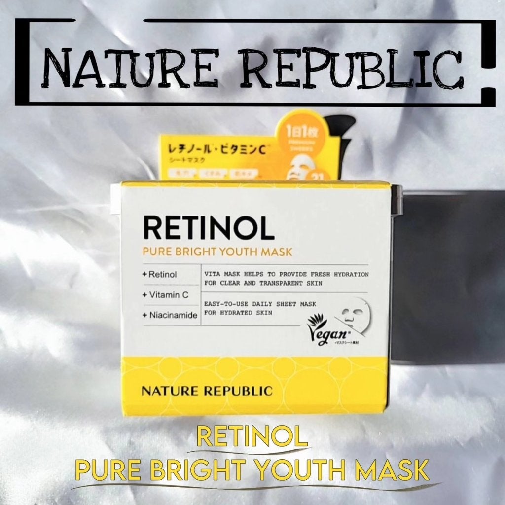 キューブマスク レチノール/ネイチャーリパブリック/シートマスク・パックを使ったクチコミ(1枚目)