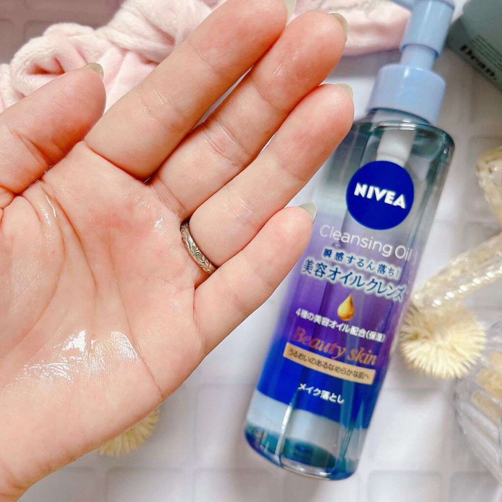 ニベア クレンジングオイル ビューティースキン ニベアの口コミ 先月発売開始された我らが青缶ニベア のク By あやっぺ フォロバ100 混合肌 30代前半 Lips