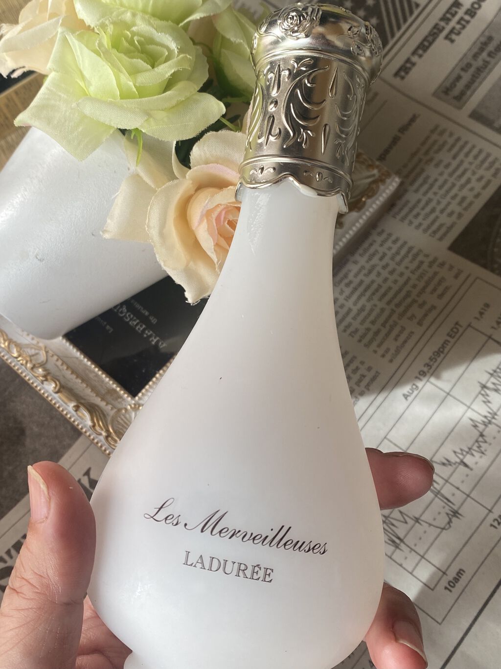 ローズ エッセンス エマルジョン/レ・メルヴェイユーズ ラデュレ/乳液を使ったクチコミ（2枚目）